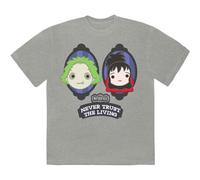 Rock Off officially licensed products Beetlejuice Never Trust The Living T Shirt S Grey