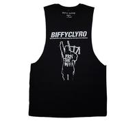 Rock Off officially Licensed Products Biffy Clyro Big Imagination Vest Top S Black