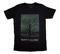 Rock Off officially licensed products Biffy Clyro Black Chandelier Band Logo T Shirt M