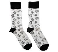 Rock Off officially licensed products Biggie Smalls Ankle Socks Hand Drawn (UK SIZE 7-11) UK Size 7-11