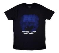 Rock Off officially licensed products Billie Eilish Hit Me Hard and Soft Blue Lines T Shirt XXL