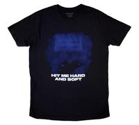 Rock Off officially licensed products Billie Eilish Hit Me Hard and Soft Blue Lines T Shirt XXL