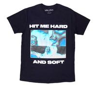 Rock Off officially licensed products Billie Eilish Hit Me Hard and Soft Negative T Shirt M Navy