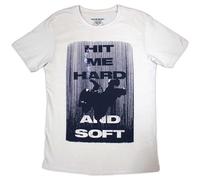 Rock Off officially Licensed Products Billie Eilish Hit Me Hard & Soft Falling T-Shirt in White | Size: Large Rock Off officially Licensed Products White L