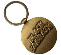 Rock Off officially licensed products Black Sabbath 3D Wavy Logo Double Sided Keyring Keychain One Size
