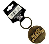 Rock Off officially licensed products Black Sabbath 3D Wavy Logo Double Sided Keyring Keychain One Size