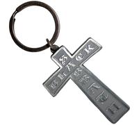 Rock Off officially licensed products Black Sabbath Cross Band Logo Keyring Keychain One Size