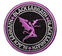 Rock Off officially licensed products Black Sabbath Daemon Circle Woven Patch One Size