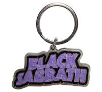 Rock Off officially licensed products Black Sabbath Wavy Logo Bordered Keyring Keychain One Size