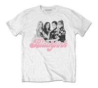Rock Off officially licensed products Blackpink Band Photo T Shirt M White