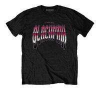 Rock Off officially licensed products Blackpink Gothic Band Logo T Shirt L