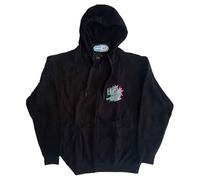 Rock Off officially licensed products Blink-182 Double Six Arrow Smile Zipped Hoodie XL Black