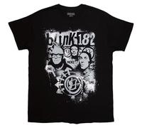 Rock Off officially licensed products Blink-182 One More Time Spray Paint T Shirt M Black