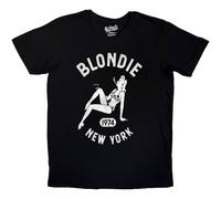 Rock Off officially Licensed Products Blondie New York 1974 T-Shirt in Black | Size: Medium Rock Off officially Licensed Products Black M