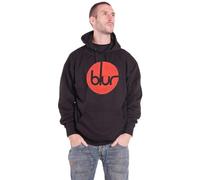 Rock Off officially licensed products Blur Circle Band Logo Pullover Hoodie L Black