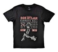 Rock Off officially Licensed Products Bob Dylan Carnegie Hall 63 T-Shirt in Black | Size: Medium Rock Off officially Licensed Products Black M