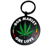 Rock Off officially licensed products Bob Marley Leaf Logo Keyring Keychain One Size