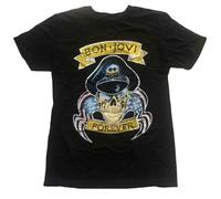 Rock Off officially licensed products Bon Jovi Forever Band Logo T Shirt M Black
