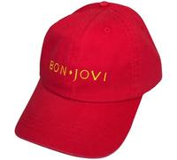 Rock Off officially licensed products Bon Jovi Original Band Logo Baseball Cap One Size