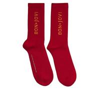 Rock Off officially licensed products Bon Jovi Original Band Logo Terry Socks One Size