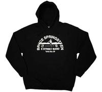 Rock Off officially licensed products Bruce Springsteen Tour 2023 Leaning Car Pullover Hoodie M Black