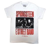 Rock Off officially licensed products Bruce Springsteen Tour 24 E Street Band T Shirt L White
