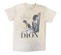 Rock Off officially Licensed Products Celine Dion Homage T-Shirt in Natural | Size: Large Rock Off officially Licensed Products Natural L