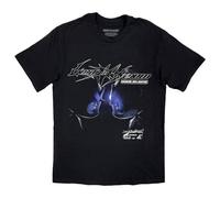 Rock Off officially Licensed Products Chase Atlantic Head To Head European Tour 25 T-Shirt in Black | Size: Large Rock Off officially Licensed Products Black L