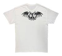 Rock Off officially Licensed Products Corpse Bride A Tragic Tale Of Romance T-Shirt in White | Size: Medium Rock Off officially Licensed Products White M