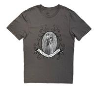 Rock Off officially Licensed Products Corpse Bride Can The Living Marry The Dead? T-Shirt in Grey | Size: Small Rock Off officially Licensed Products Grey S
