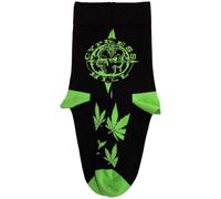 Rock Off officially licensed products Cypress Hill Logo And Leaves Ankle Socks One Size