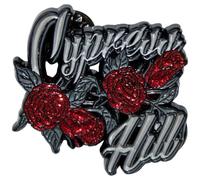 Rock Off officially licensed products Cypress Hill Roses Logo Pin Badge One Size