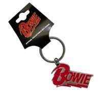 Rock Off officially licensed products David Bowie Classic Logo Keyring Keychain One Size