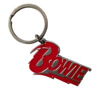 Rock Off officially licensed products David Bowie Classic Logo Keyring Keychain One Size