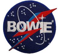 Rock Off officially licensed products David Bowie Space Logo Woven Patch One Size