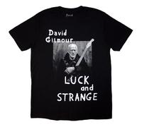 Rock Off officially licensed products David Gilmour Luck & Strange Portrait T Shirt L Black