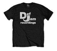 Rock Off officially licensed products Def Jam Recordings Classic Logo T Shirt L Black