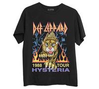 Rock Off officially licensed products Def Leppard Hysteria 88 T Shirt S Black