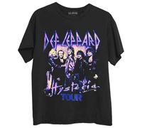 Rock Off officially licensed products Def Leppard Hysteria Tour T Shirt XL Black