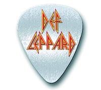 Rock Off officially licensed products Def Leppard Pick Band Logo Pin Badge One Size Silver