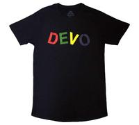 Rock Off officially licensed products Devo Multi Band Logo T Shirt L