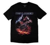Rock Off officially licensed products Disturbed European Tour 23 Medallion T Shirt M Black