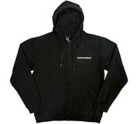 Rock Off officially licensed products Disturbed The Face Band Logo Zipped Hoodie M Black