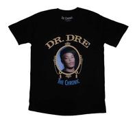 Rock Off officially licensed products Dr Dre The Chronic Logo T Shirt L Black