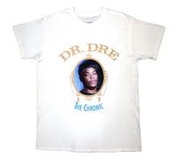 Rock Off officially licensed products Dr Dre The Chronic Logo T Shirt S White