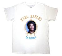 Rock Off officially licensed products Dr Dre The Chronic Logo T Shirt XL White