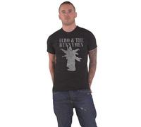 Echo & The Bunnymen T Shirt Silhouettes Band Logo Official Mens Black M