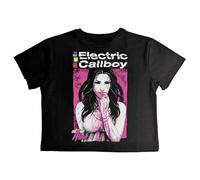 Rock Off officially licensed products Electric Callboy Eat Me Alive Crop Top XXL Black
