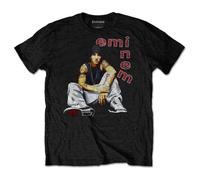 Rock Off officially licensed products Eminem Letters Logo T Shirt XL Black