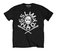 Rock Off officially licensed products Eminem Shady Mask T Shirt S Black